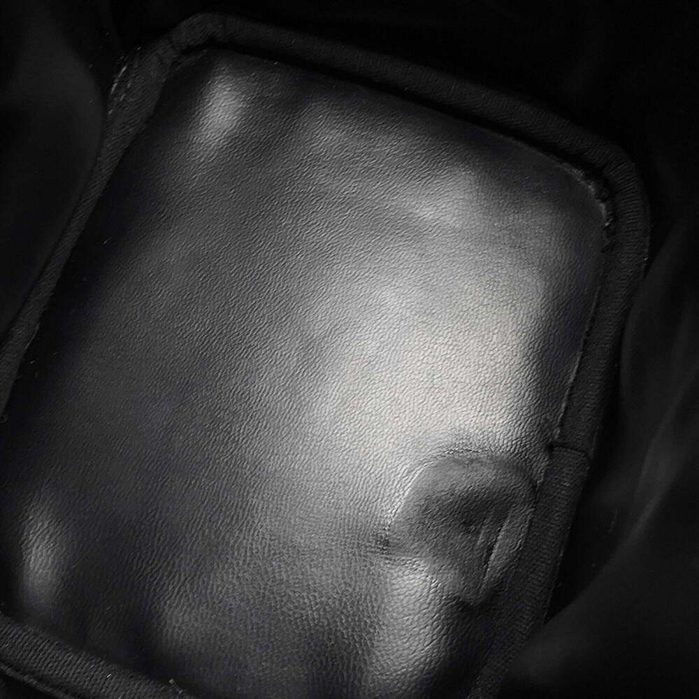 CHANEL Black Caviar Leather Logo Pouch - Picture 9 of 14